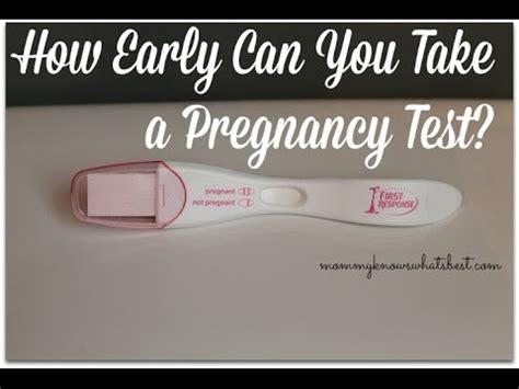 taking pregnancy test too early